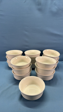 (16) 5" Wide Cereal Bowls