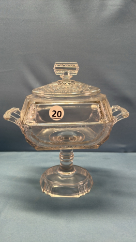 Double Handled Rectangular Compote