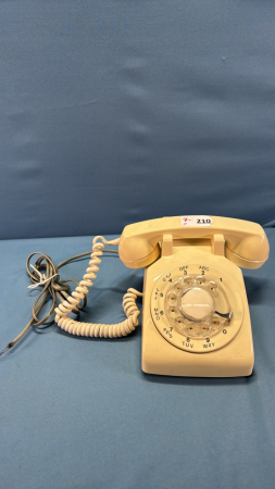 Ivory Rotary Dial Phone