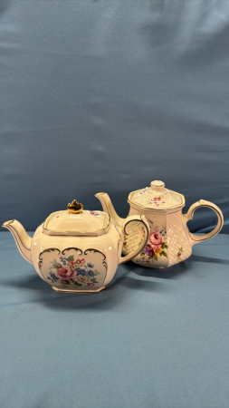 (2) Sadler Tea Pots