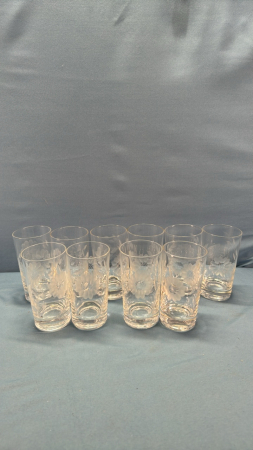 (10) Cornflower 5" Glasses