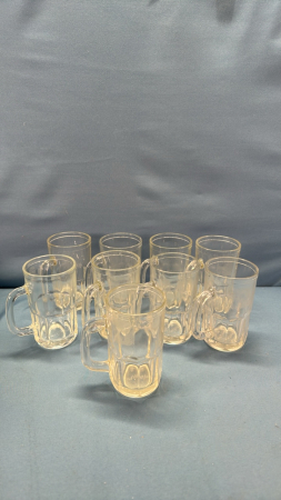 (9) Billy Bee 5"H Glass Honey Glasses