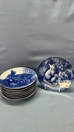 (8) Kaiser Mothers Day Plates