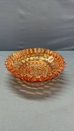 8" Wide Fluted Carnival Bowl