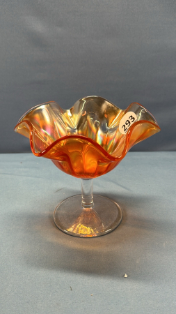 Pedestal Carnival Coloured 6" Bowl