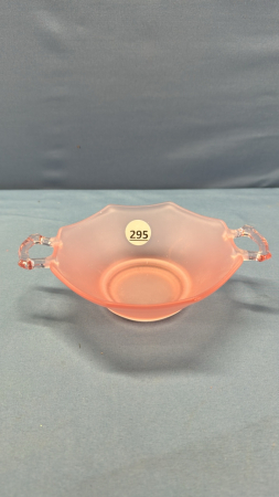 Frosted Pink 8" Bowl