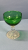 Green/Clear Glassware Lot - 2