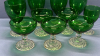 Green/Clear Glassware Lot - 4