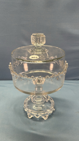 Old Pedestal Style 11" High Compote