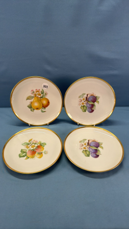 (4) German 8" Plates