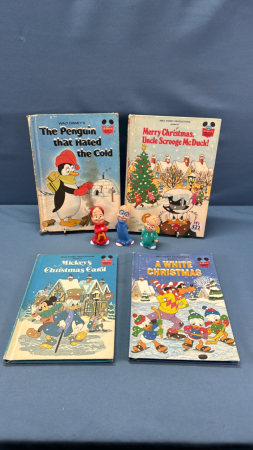 (4) Childrens Books & The 3 Chipmunks