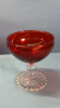 Ruby Red/Clear Glassware Lot - 4