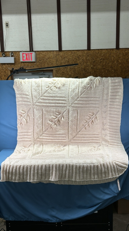 Afghan 102" w x 140" H