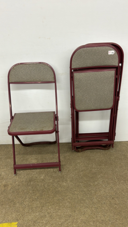 (4) Metal Folding Chairs