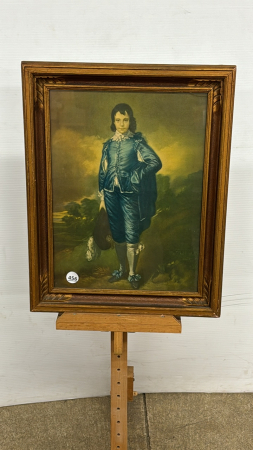 Framed Blue Boy Print
