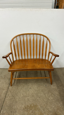 Oak Arrowback Bench