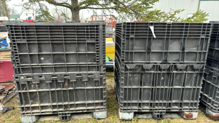 2 Poly Totes -44in x 47in x 48in High