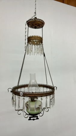 Hanging Lamp Frame & Font - No Shade