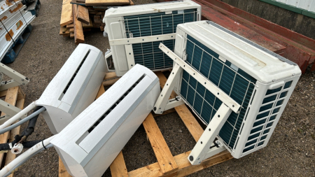 Pair of Ductless Air Conditioner/Heat Units