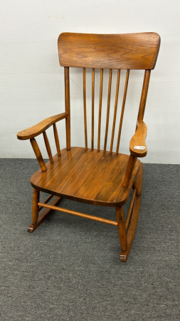 Wooden Spindle Back Rocker