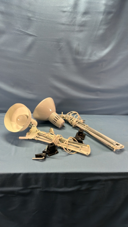 Pair of Luxo Swing Arm Lamps