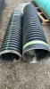 2 Lengths of Black Poly Culvert Pipe - 2