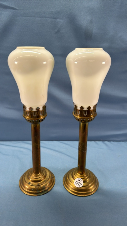 Pair of Brass Candle Stick Holders