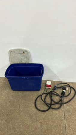 Plastic Tote With Lid With Electrical