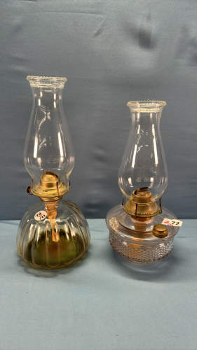 (2) Coal Oil Lamps