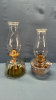 (2) Coal Oil Lamps