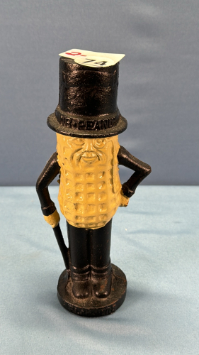 Mr Peanut-Planters Cast Iron 8" High Figurine