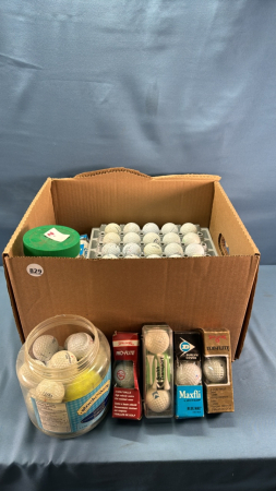 Large Assortment of Used Golf Balls