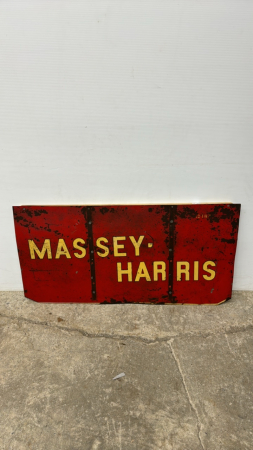 Massey Harris Metal Implement Panel