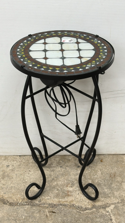 23" High Light Up Flower Lamp Table