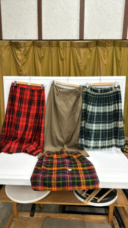 (4) Vintage Skirts & Kilts