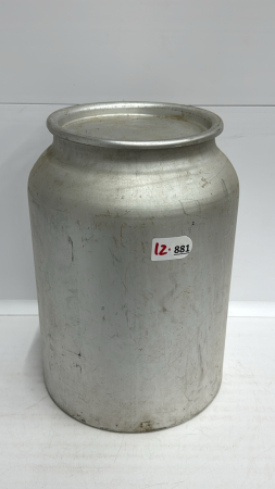 14" Aluminum Cannister with Lid