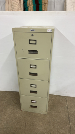 4 Drawer Filing Cabinet - No Keys