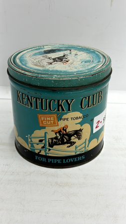 Kentucky Club Pipe Tobacco Tin