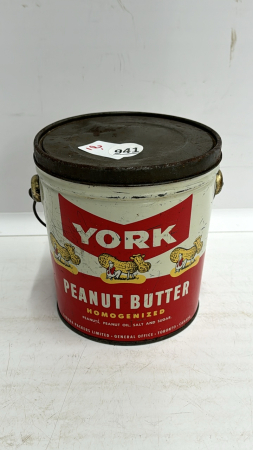 York Peanut Butter 4 LB Tin