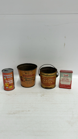 Assorted Tin Lot