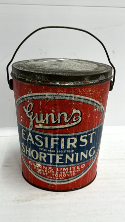 Gunns Easifirst Shortening Tin