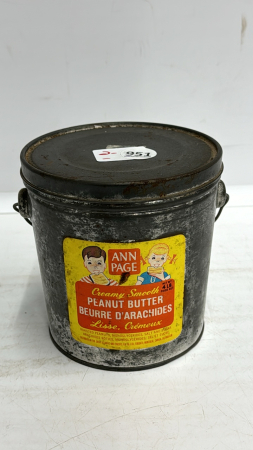 Ann Page Peanut Butter 4 lb TIn