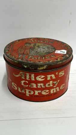 Allen's Candy Toffee Tin