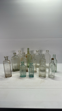 Clear Glass Bottle Lot