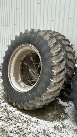 Pair of Firestone 20.8R42 Snap-On Duals