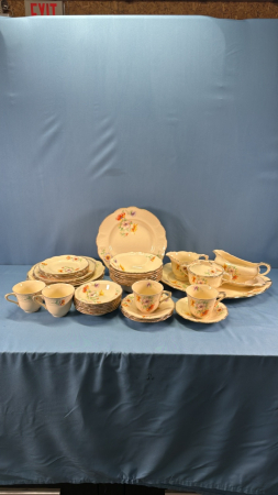 Partial Lot of Meakin Sunshine Pattern Dishes