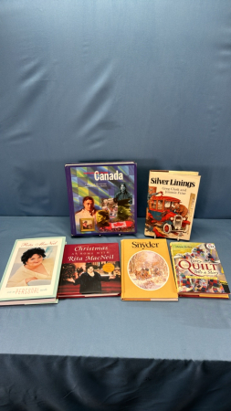 (6) Hardcover Books