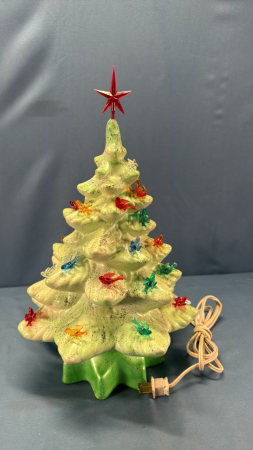 Lighted Ceramic Christmas Tree