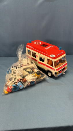 Playmobil Plastic Ambulance