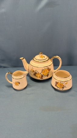 Sadler Tea Set with Teapot & Cream & Sugar
